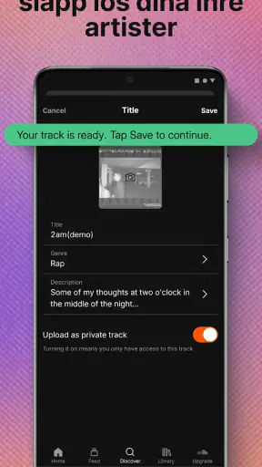 SoundCloud - Musik & Ljud screenshot