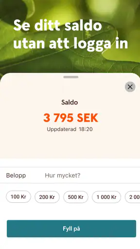 Sparbanken privat screenshot