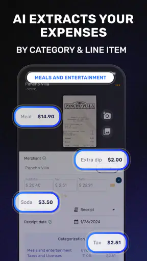 SparkReceipt AI-bokföring screenshot