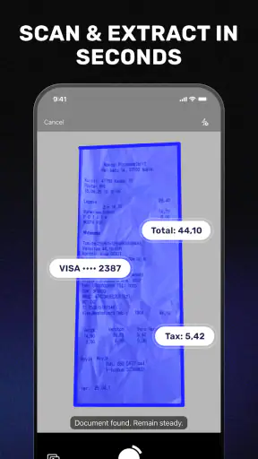 SparkReceipt AI-bokföring screenshot