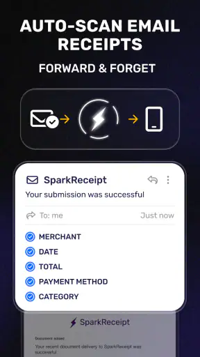 SparkReceipt AI-bokföring screenshot