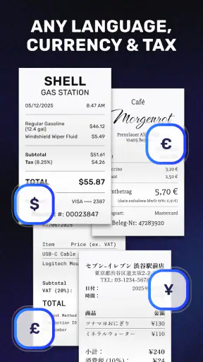 SparkReceipt AI-bokföring screenshot
