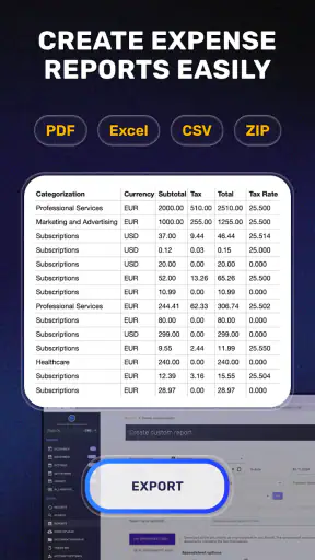 SparkReceipt AI-bokföring screenshot