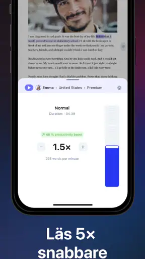 Speechify Text till tal Ljud screenshot