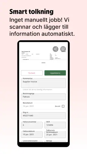 Spiris Scanner: scanna kvitton screenshot