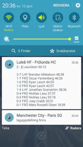 Sportstats screenshot