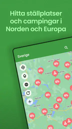 Ställplatser screenshot