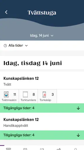 Stångåstadens boendeapp screenshot