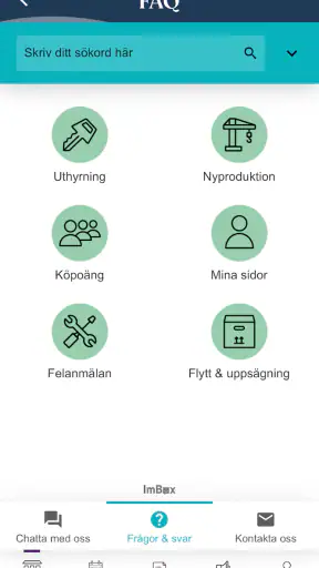 Stångåstadens boendeapp screenshot