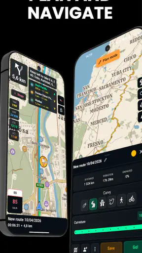 Stegra.io - Motorcykel-GPS screenshot