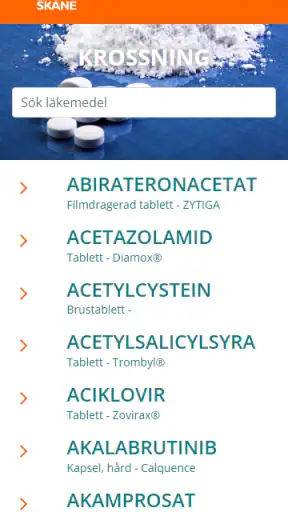 Stöd vid läkemedelshantering screenshot