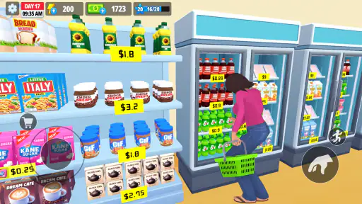 Stormarknadsbutiksimulator screenshot