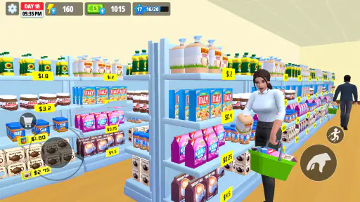Stormarknadsbutiksimulator screenshot