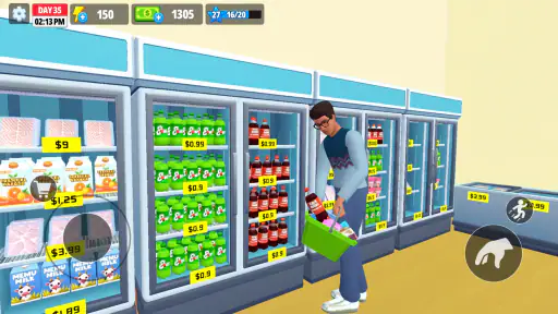 Stormarknadsbutiksimulator screenshot
