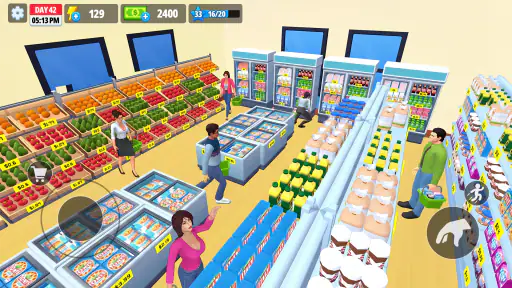 Stormarknadsbutiksimulator screenshot