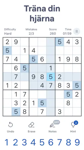 Sudoku.com: Sudoku nummer-spel screenshot