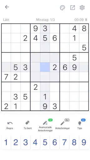 Sudoku - Klassiska pusselspel screenshot