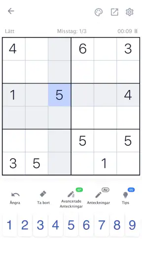 Sudoku - Klassiska pusselspel screenshot