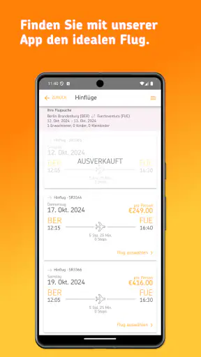 Sundair screenshot