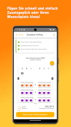 Sundair screenshot
