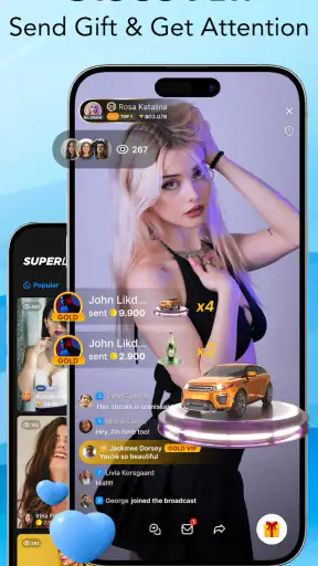 SuperLive- Live Stream & Chat screenshot