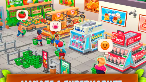 Supermarket Village—Farm Town screenshot