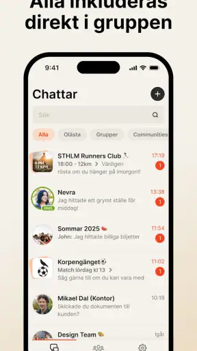 Supertext: Gruppchatt & SMS screenshot