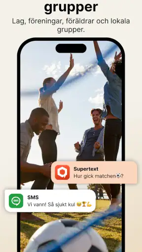 Supertext: Gruppchatt & SMS screenshot