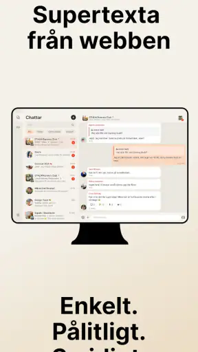 Supertext: Gruppchatt & SMS screenshot
