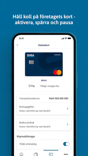 Svea Bank screenshot