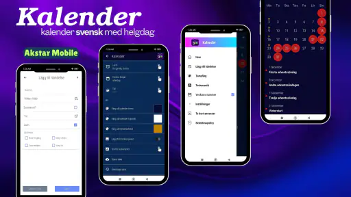 Svensk Kalender 2027 screenshot