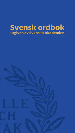 Svensk ordbok screenshot