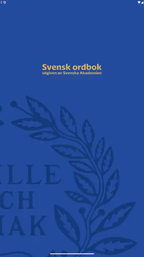 Svensk ordbok screenshot
