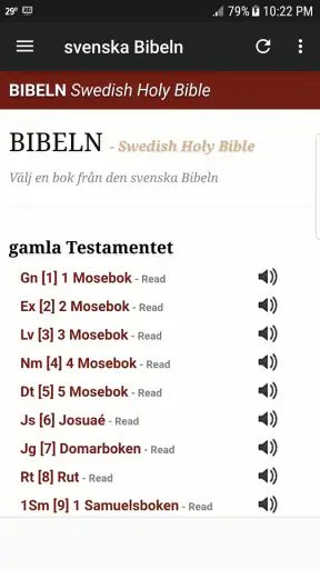 Svenska Bibeln screenshot
