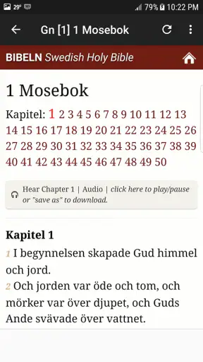 Svenska Bibeln screenshot