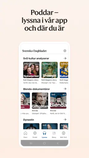 Svenska Dagbladet screenshot