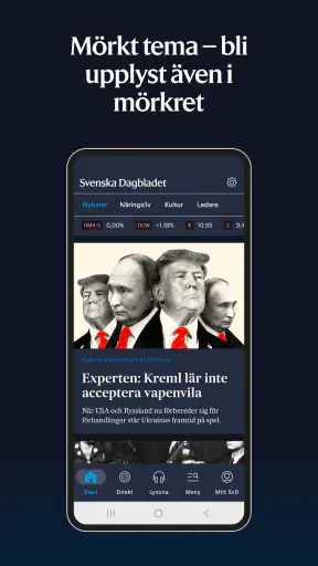 Svenska Dagbladet screenshot