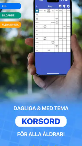 Svenska korsord från Kryss.se screenshot