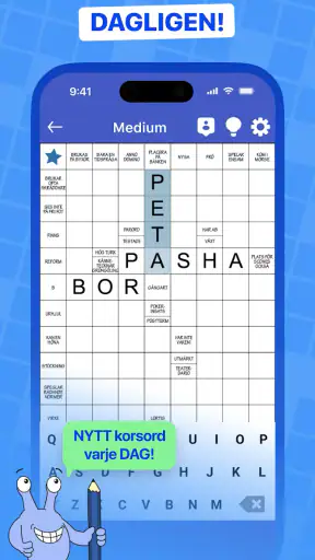 Svenska korsord från Kryss.se screenshot