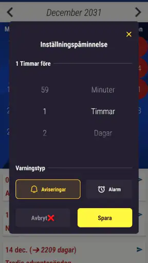 Sverige Kalender Helgdagar screenshot