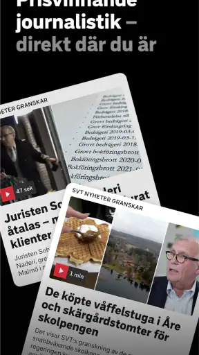 SVT Nyheter screenshot