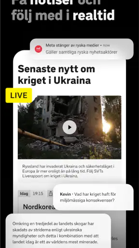 SVT Nyheter screenshot