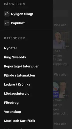 Swebbtv screenshot