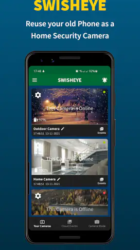Swish Eye Home Security Camera screenshot