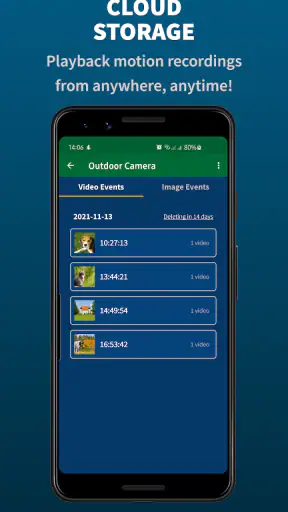 Swish Eye Home Security Camera screenshot