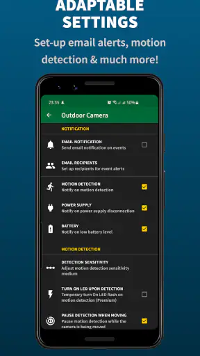 Swish Eye Home Security Camera screenshot