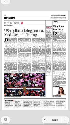 Sydsvenskan E-tidning screenshot