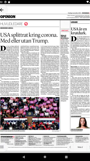 Sydsvenskan E-tidning screenshot