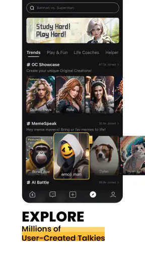 Talkie: Creative AI Community screenshot