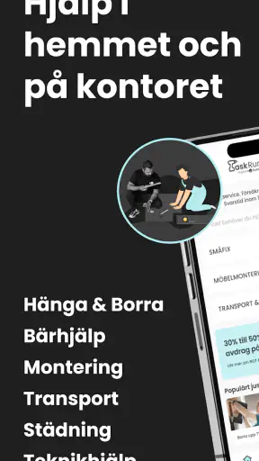 TaskRunner - Boka tjänst screenshot